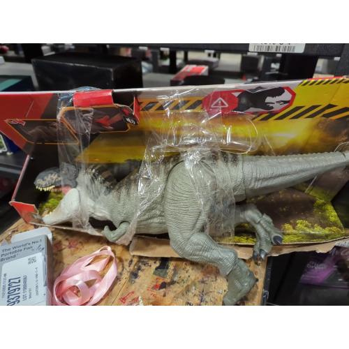 Mattel Jurassic World Rebirth Power Devour Tyrannosaurus Rex Dinosaur Figure with Tongue Activated Constant Chomp, Lights & Sounds, Digital Play