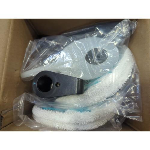 Pursteam ScrubMaster Steam Mop with Dual Scrubbing Head, LED Headlights, Adjustable Steam Control, Anti-Slip Swivel Head, Cable Holder & Upright Lock