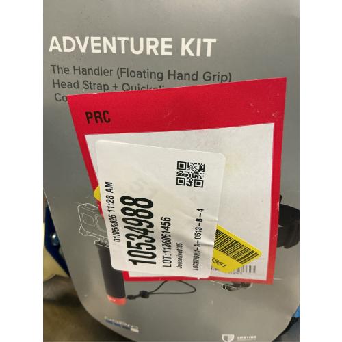 GoPro Adventure Kit: Floating Hand Grip, Head Strap, QuickClip & Compact Case, Black, 1
