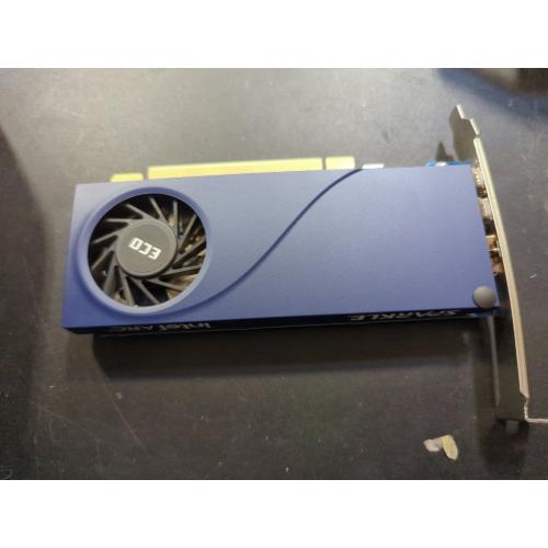 Sparkle Intel Arc A310 ECO, 4GB GDDR6, 50W TBP, Short Bracket is Included, Low-Profile, Single Fan, Single Slot, HDMI x1, Mini DisplayPort x2, SA310C-4G