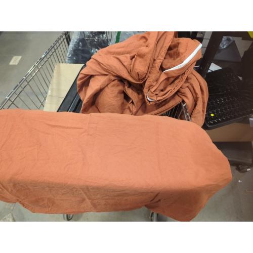 Color Burnt Orange Duvet Cover and pillow cover