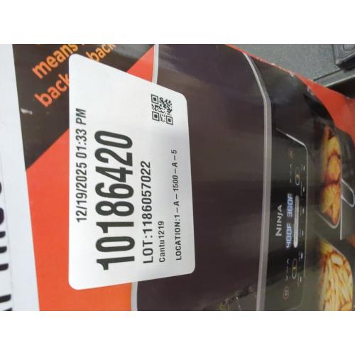 Ninja DZ201 Foodi 8 Quart 6-in-1 DualZone 2-Basket Air Fryer with 2 Independent Frying Baskets, Match Cook & Smart Finish to Roast, Broil, Dehydrate & More for Quick, Easy Meals, Grey