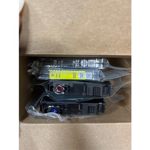 Epson 232XL Black 232 C/M/Y 4pk Ink Cartridges - Black Cyan Magenta Yellow (T232XL-BCS)