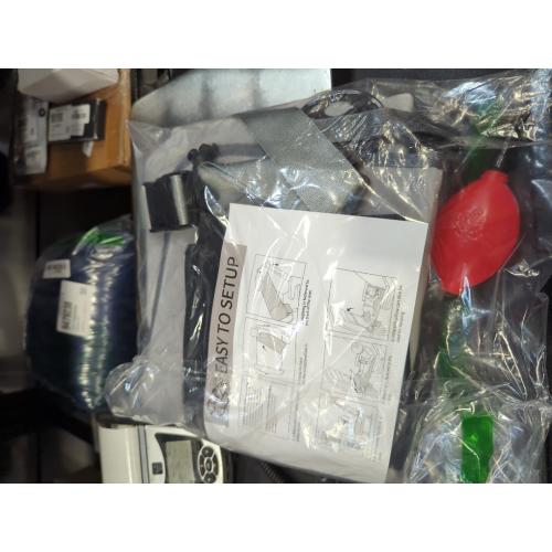 Toddler Airplane Bed, 19x31 Inch Non-Slip Comfort Inflatable Toddler Travel Bed with Pillow & Pump & Pockets, Portable Air Mattress with Storage Bag for Sleeping, Rest