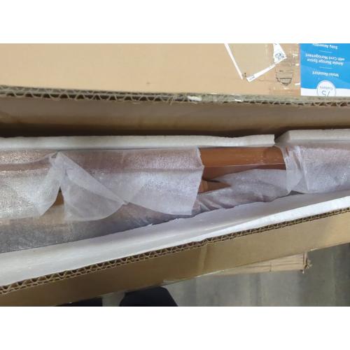 Size 10D x 33.5W x 21H. Domax Wine Rack Freestanding Floor - 36 Bottle Wine Racks Countertop,4 Tiers Stackable Wooden Storage Holder, 33.5 in Wide (Walnut)