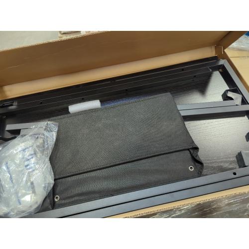 Pamray 32 Inch Computer Desk for Small Spaces with Storage Bag, Home Office Work Desk with Headphone Hook, Small Office Desk Study Writing Table