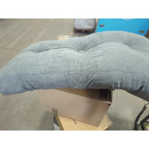 Sleeping Back Rest Pillows with Removable Cover Triangle Reading Pillow for Sitting in Bed Adult Dark Gray