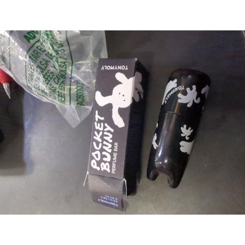 TONYMOLY Pocket Bunny Bar Women Perfume Stick, Fragrance Solid Stick Perfume for Women, Citrus, Bergamont, Rose Scented, Travel Size