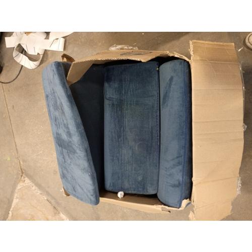 Axelrod 4PCS Orthopedic Bed Wedge Pillow Set, Post Surgery Foam for Back, Neck and Leg Pain Relief Comfortable & Adjustable Pillows- Anti Snoring, Heartburn, Acid Reflux & GERD Sleeping Dark Blue