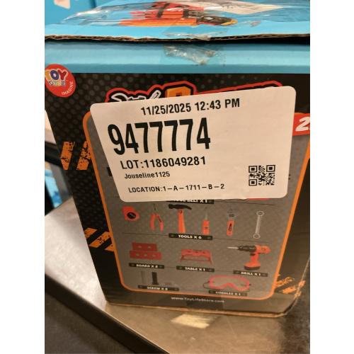 TOY Life Kids Tool Set with Kids Tool Belt & Toy Drill, Toddler Tool Set for Kids Pretend Play, Toy Tools Construction Tools Halloween Tool Costume Kit for Boys Girls 3 4 5 6 7 8 Years Old