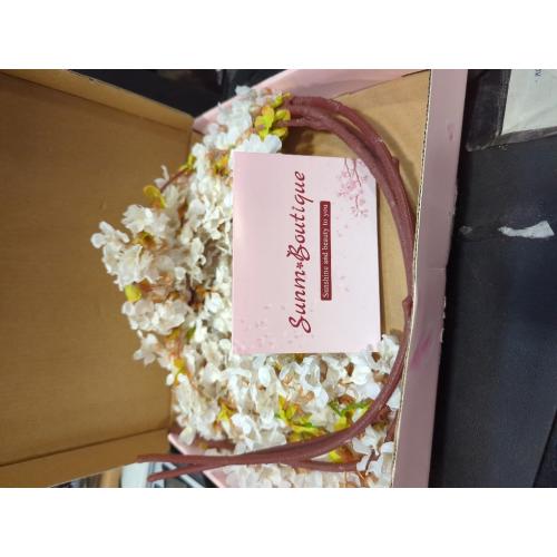 3 Pack Artificial Cherry Blossom Branches - 20 Inch Real Touch Silk Flowers with Bendable Stems for Vase, Wedding, Home Office Decor, Spring Floral, Party & Event Decor (Blush Pink Gradient)