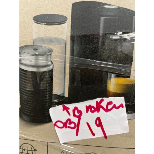 Nespresso Vertuo Plus Deluxe Coffee & Espresso Machine with Aeroccino Milk Frother by Delonghi