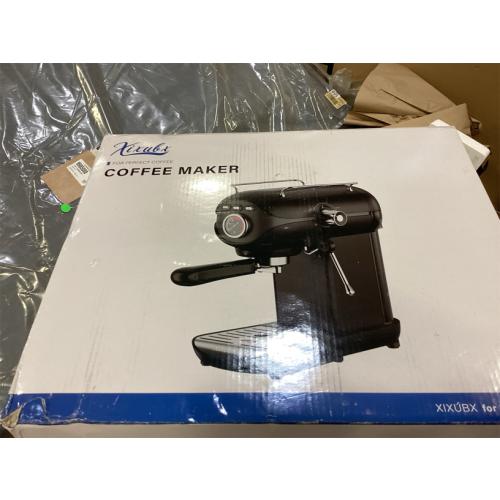 Espresso Machine, 20 BAR Pump Temperature Control, Compact Espresso Maker with Steam Milk Frother, Professional Coffee Makers for Home, Cappuccino, Latte, Gifts for Coffee Lover, Black