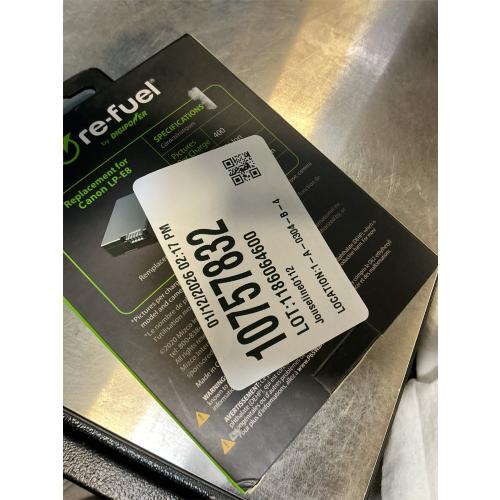 Digipower - Re-Fuel Rechargeable Lithium-Ion Replacement Battery for Canon Lp-e8