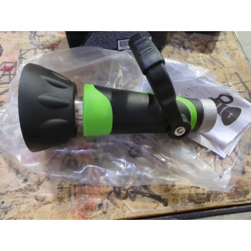 GREEN MOUNT GSFNG98 Garden Hose Nozzle, Fireman's Hose Heavy Duty Nozzle, Premium Constructed Sprayer with Ergonomic Handle for Arthritis