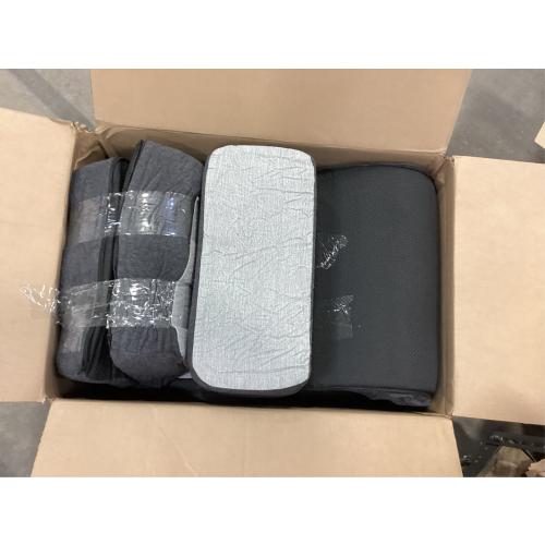 5-Step Adjustable Dog Stairs for High Beds, Dog Steps for Small Dogs and Cats, Foldable Pet Stairs for Bed Climbing, Non-Slip Pet Step Indoor, Grey