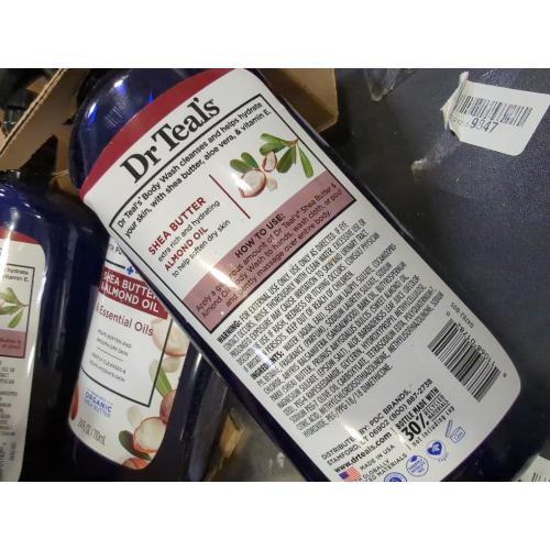Dr Teal’s Body Wash with Pure Epsom Salt, Shea Butter & Almond, 24 fl oz. 4pk