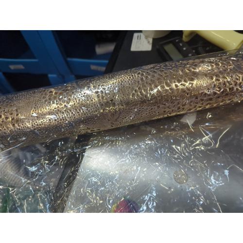 Fall Leaf Placemats Set of 8,Thanksgiving Placemats Harvest Maple Placemats 16X17inch for Party, Holiday and Wedding Table Decor（Champagne Gold）