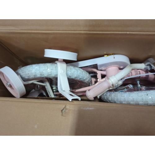 Princess Style Girls Bike with Basket for 2-13 Years Old Kids and Toddlers, 12 14 16 18 Inch Bicycle for Children with Training Wheels and Streamers, 20 Inch with Kickstand, Multiple Colors