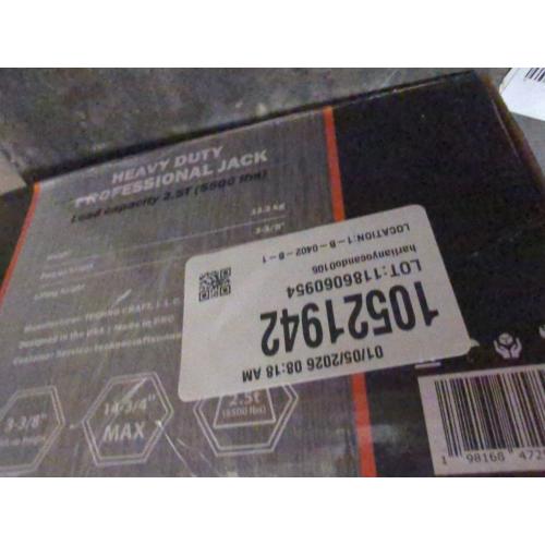 Floor Jack 2.5 Ton (5500 lbs), Low Profile Floor Jack with Single Piston Pump, Heavy Duty Steel Hydraulic Jack for Car, Jack for Car with Lifting Range 3.4'' to 14.6''