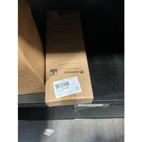 upsimples Acrylic Shelves for Bathroom Storage, 15 Floating Shelves Wall Organizer for Perfume, Make up, Skincare, Kids Bookshelf for Bedroom, Nursery, Living Room Decor, Clear, 4 Pack