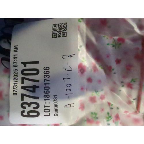 Women's Medium 100% Cotton Pajama Set For Women Long Sleeve Soft Button Pajamas Elastic Drawstring PJs