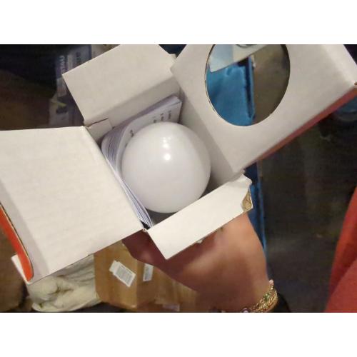 Amazon Basics Smart A19 LED Light Bulb, Color Changing, 9W (60W Equivalent), 800LM, Works with Alexa Only, 2.4 GHz Wi-Fi, No Hub Required, 1 Pack