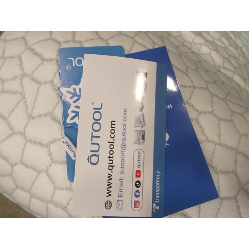 QUTOOL Cooling Pillow for Sleeping Shredded Memory Foam CertiPUR-US Certified, Soft and Supportive Adjustable Pillow for Side, Back, Stomach Sleeper, Hot Sleeper Solution for Boy Girls