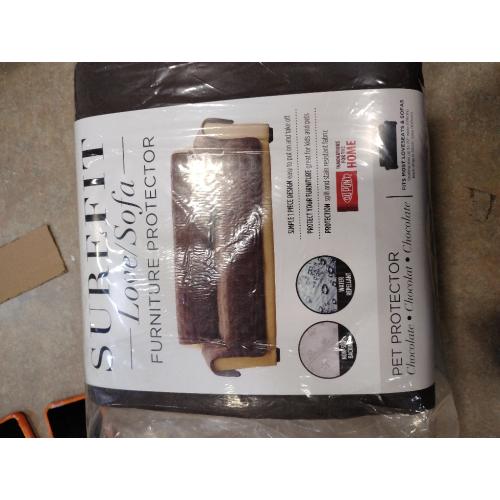 SureFit Pet Protector Sofa Furniture Cover in Chocolate