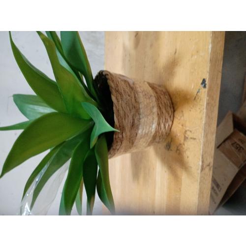 Velener Fake Agave with Rattan Pot, Artificial Plant Outdoor Agave - Fake Sucuulents Plants for Indoor and Outdoor Decor(15 Inch)-1 Pack