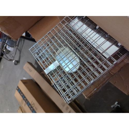 SZHLUX 32 Live Animal Cage Trap, Heavy Duty Folding Raccoon Traps, Humane Cat Trap for Stray Cats, Raccoons, Squirrel, Skunk, Mole, Groundhog, Armadillo, Rabbit, Catch and Release