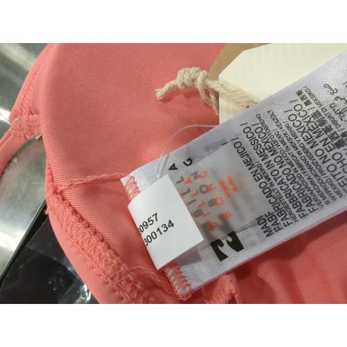 Tavik Womens Jett Triangle Bikini Swim Top, Orange, Large