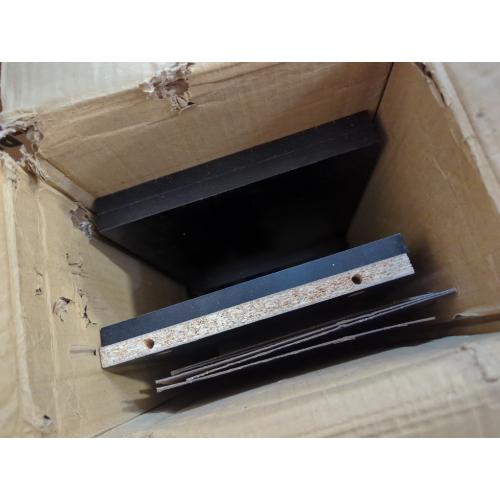 Furinno LUDER Book Shelf, 5-Cube Bookshelf, Bookcase with Open Shelf, 9.4 x 15.8 x 52, for Living Room, Bedroom, Home Office, French Oak