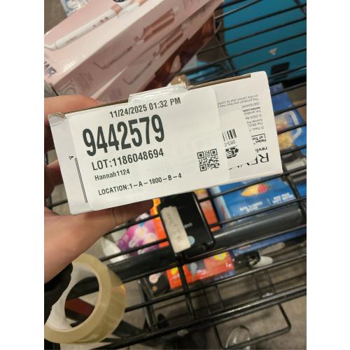 REVLON New and Improved SmoothStay Coconut Oil-Infused Heated Hair Styling Brush | 1” Barrel for Voluminous, Shiny Results (Black/Red)