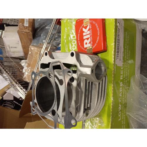 Mokuo GY6 170cc 61mm/2.40 Cylinder Top End Rebuild Kit with Piston Ring Gasket in Aluminum Alloy Material,Fit for Chinese GY6 4-stroke 152QMI 157QMJ Engine,61MM