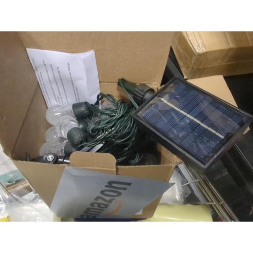 Solar String Lights Outdoor,  LED Globe String Lights with 8 Modes, Waterproof Solar Powered Patio Lights for Garden, Lawn, Gazebo, Porch, Yard, Wedding, Party Decor - Warm White