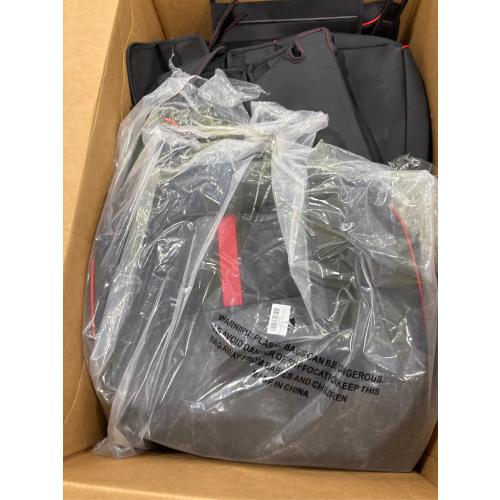 coverdream Sienna Seat Covers Custom Fit for 2021-2024 2025 Toyota Sienna LE & XLE (8-Seater),2nd Row Bench Seats w/Removable Middle Seat,Full Coverage Leather Car Seat Protector (Full Set,Black/Red)