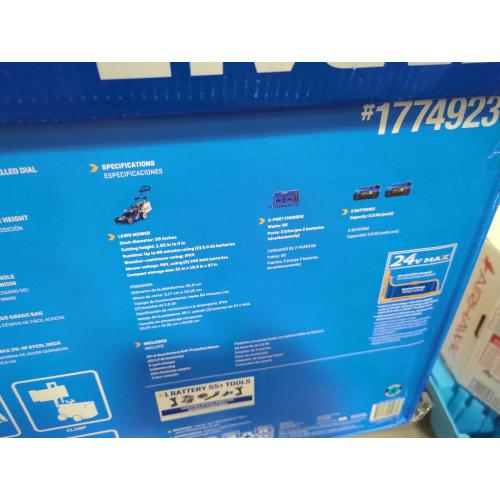 Kobalt 2x24 48-volt 20-in Cordless Self-propelled Lawn Mower 5 Ah (2-Batteries and Charger Included)