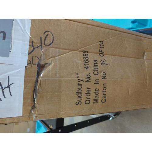 Round Collection Basket with Burgundy Liner and 35 inch Handle, Set of 2