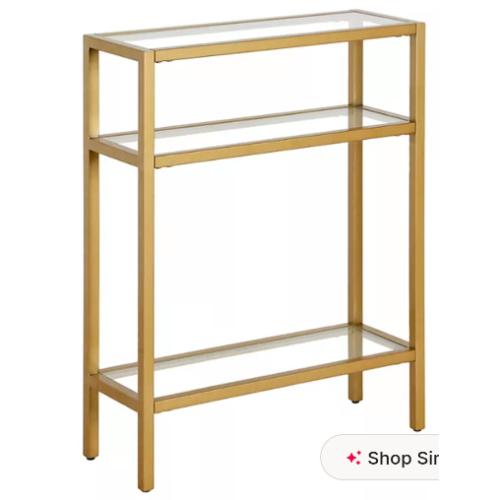 Finley & Sloane Sivil Rectangular Console Table Gold