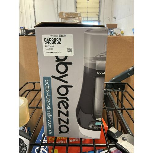 Baby Brezza Fast Baby Bottle Warmer - Baby Milk   Breastmilk Warmer Defroster – 2 Unique Temperatures for Breastmilk   Formula - Universal Fit for All Bottles, Bags   Jars