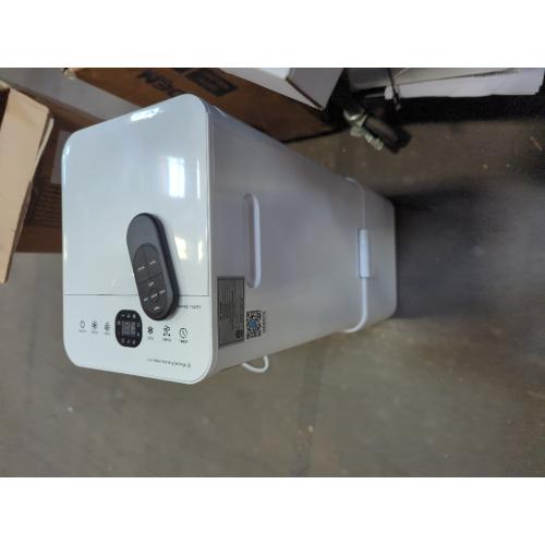 Windowless Air Conditioner w/ 4 Modes & 3 Speeds, Waterless Alert, 2.4-Gal Tank for 20H Cooling, 12H Timer, 20FT Remote, 70° Auto Swing Evaporative Air Cooler, Portable AC Unit for Bedroom
