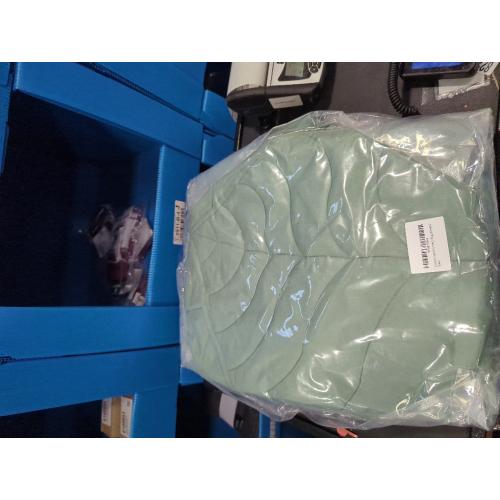 Baby Mat For Floor, Baby Play Mats For Floor, Tummy Time Mat, 100% Cotton Premium Leaf Mat, Baby Floor Mats For Crawling, Play Mat for Baby, Tummy Time Pillow, Machine Washable, Portable, and Compact