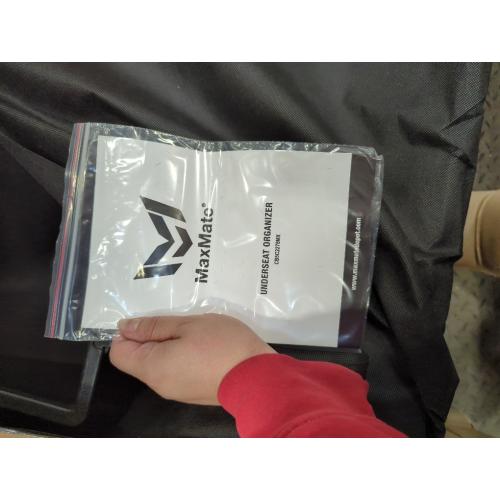 MaxMate Underseat Storage Box Compatible with 2019-2025 Chevy Silverado GMC Sierra 1500; 2020-2025 2500 3500HD Double & Crew Cab, Black Rear Under Seat Extra Cargo Store Organizer | CB5C2278MX