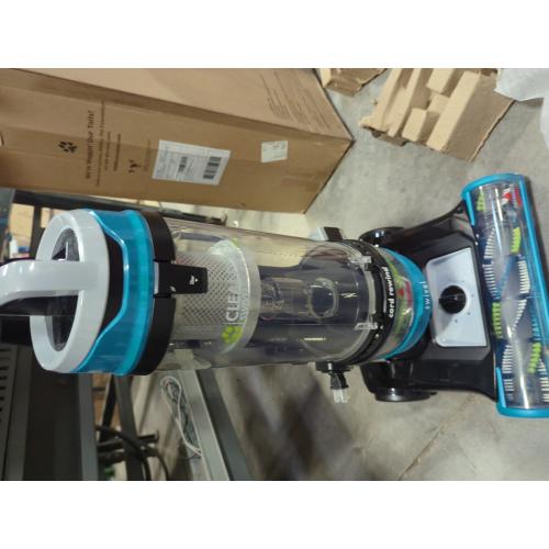 Bissell 2254 CleanView Swivel Rewind Pet Upright Bagless Vacuum, Automatic Cord Rewind, Swivel Steering, Powerful Pet Hair Pickup, Specialized Pet Tools, Large Capacity Dirt Tank, Teal
