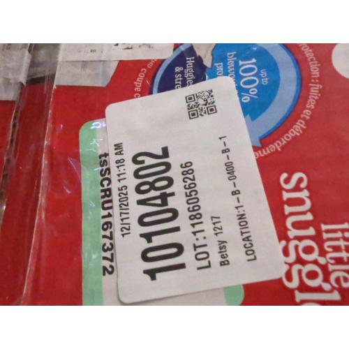 Huggies Newborn Diapers, Little Snugglers Newborn Diapers, Size Newborn (up to 10 lbs), 144 Count