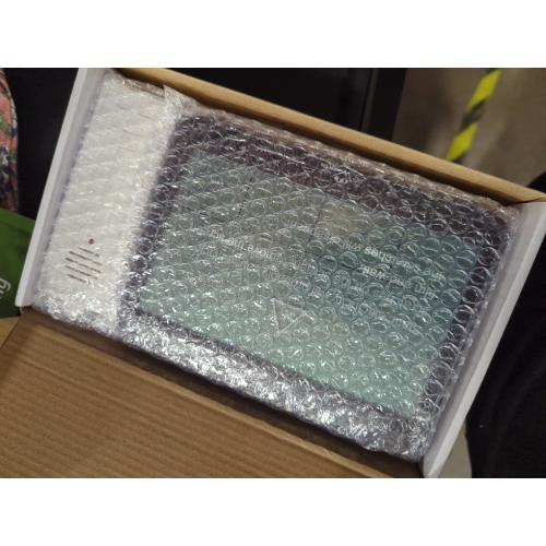 WallarGe Atomic Clock with Indoor Outdoor Temperature - 8.5'' Digital Clock Battery Operated, Self-Setting, 4 Time Zones, DST