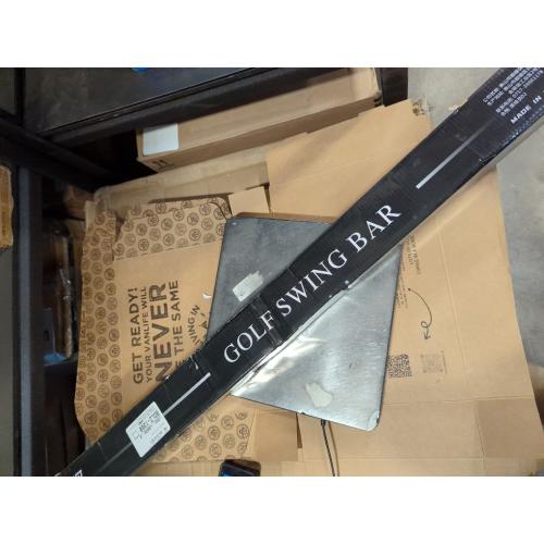 PGM Golf Swing Trainer Aid -2.0 Golf Swing Training Aid Golf Practice Warm-Up Stick for Strength Flexibility and Tempo Training -Suit for Practice Chipping Hitting Golf Accessories