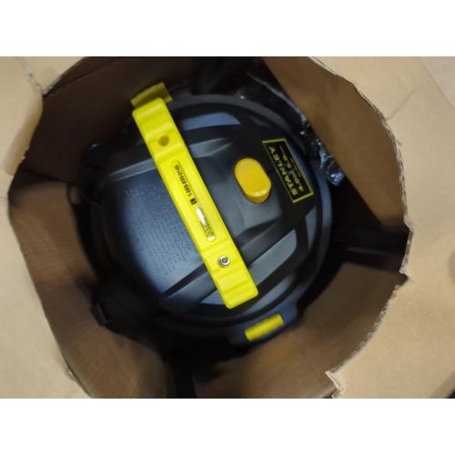 STANLEY Wet/Dry Vacuum SL18115, Stainless Steel Tank, 5 Gallon 4HP Shop Vacuum, Portable Style Ideal for Home/Shop/Jobsite Dust Collection Job with Vacuum Attachments, Silver Yellow