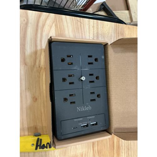 Multi Plug Outlet Extender Nikleb, Surge Protector 12 Outlets, Wall Plug with 2 USB  USB C Ports Total 3.1A, Charger Blocks Wall Mount, Outlet Splitter Heavy Duty for Home, Office, Garage Improvement
